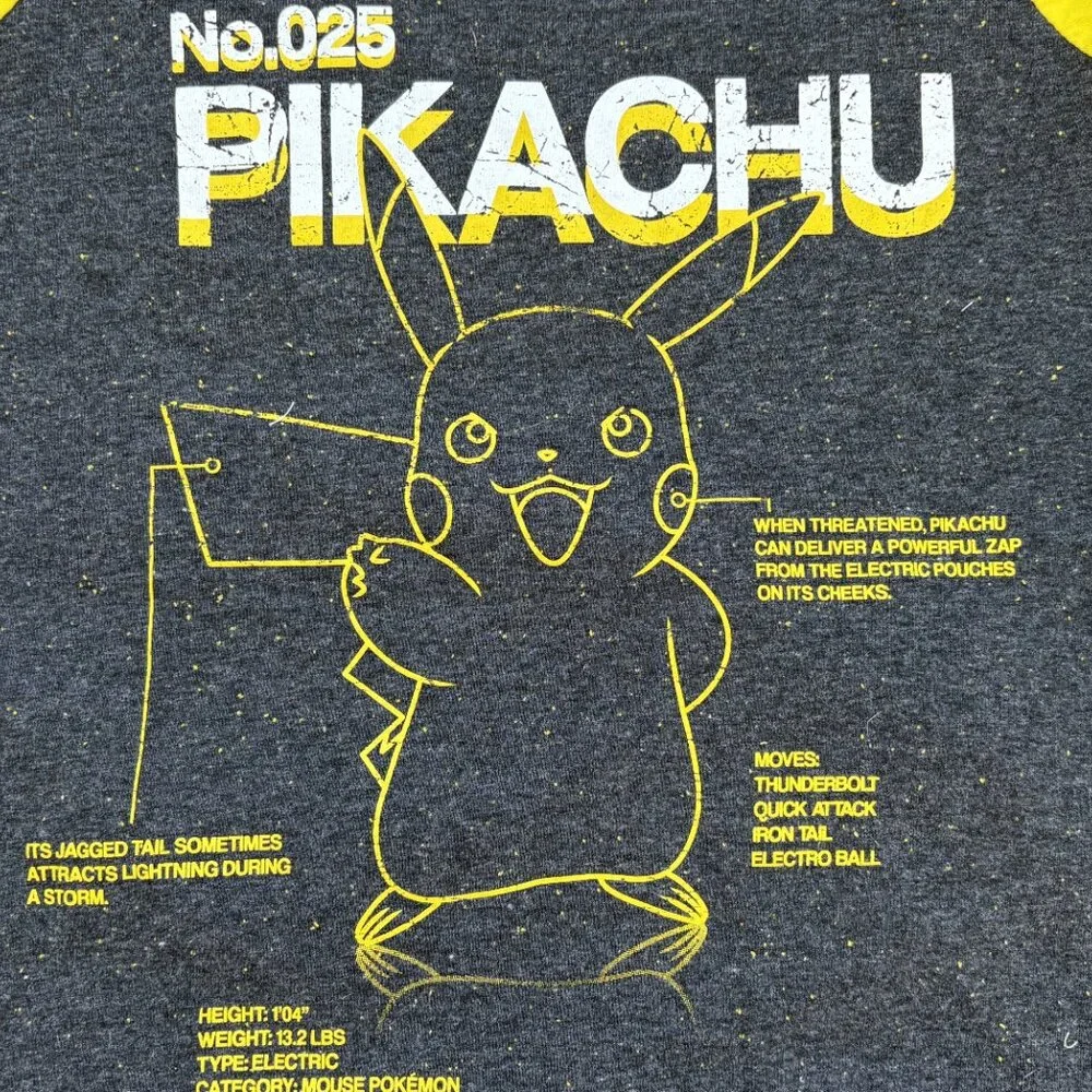 Pikachu Pokemon handmade upcycled t-shirt throw pillow cover video game decor